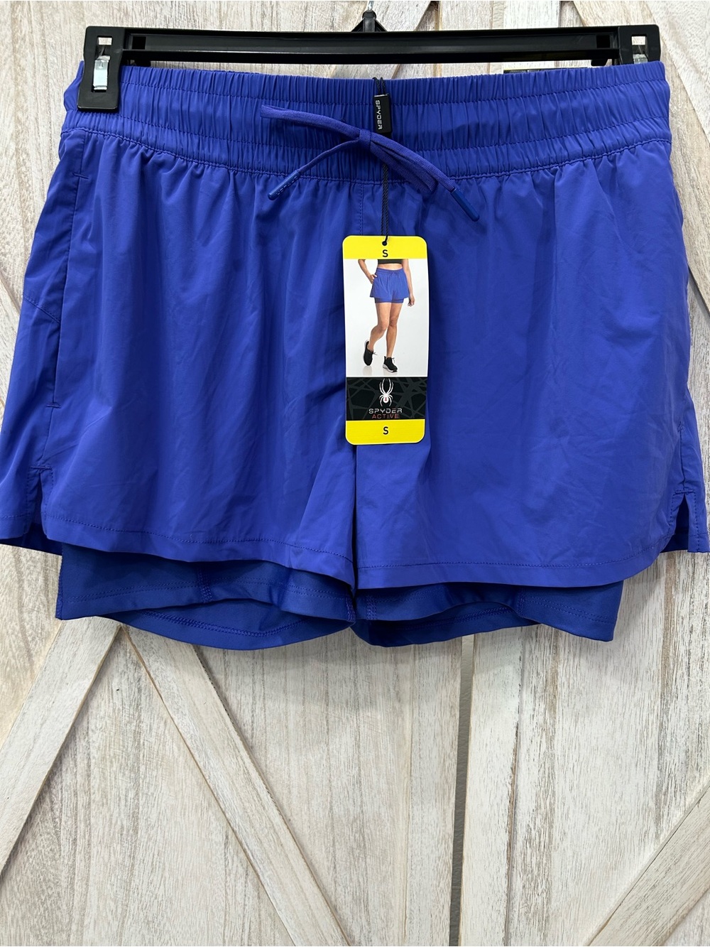 Spyder Women’s Royal Blue Athletic Shorts with Liner